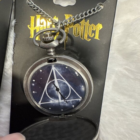 New Bioworld Lootcrate Harry Potter Deathly Hallows Pocket Watch and time turner - Picture 4 of 6